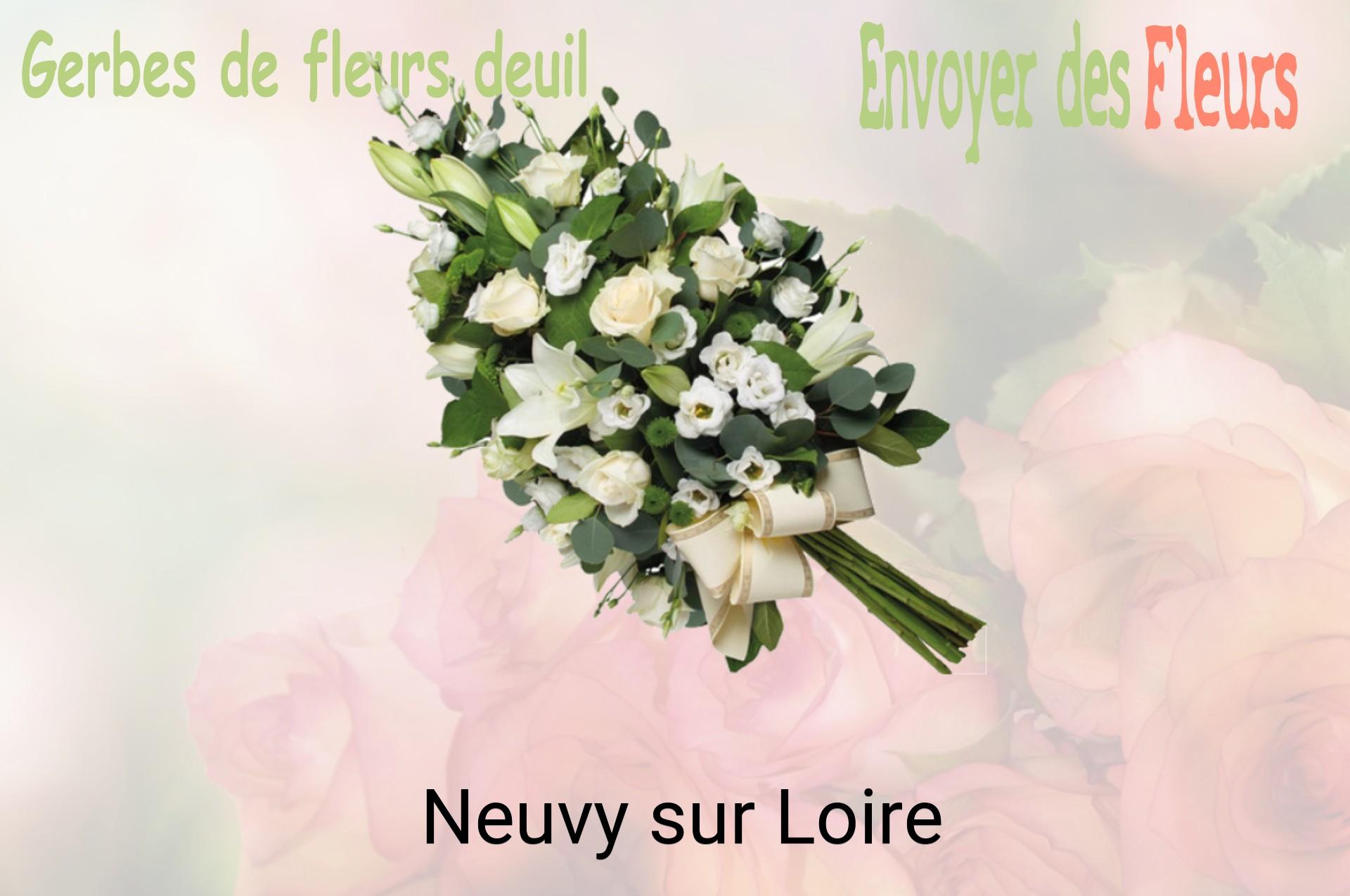 Gerbe de fleurs de deuil livrée à Neuvy-sur-Loire
